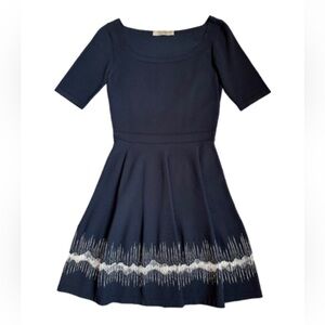 D. Exterior Navy Dress